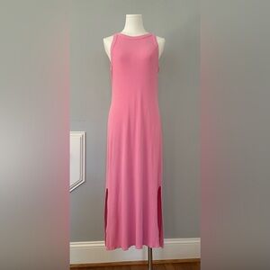 Mittoshop Pink Sleeveless Midi Dress. Women’s Large